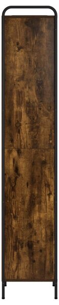 Könyvespolc 55,5 x 33 x 174 cm Szerelt Fa Füstös Tölgy