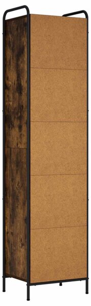 Könyvespolc 55,5 x 33 x 174 cm Szerelt Fa Füstös Tölgy