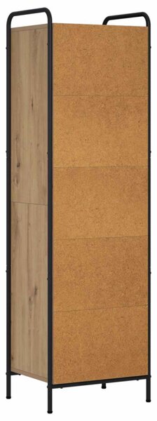 Könyvespolc 55,5 x 33 x 174 cm Szerelt Fa Kézműves Tölgy