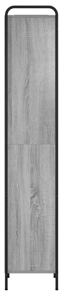 Könyvespolc 55,5 x 33 x 174 cm Szerelt Fa Szürke Sonoma