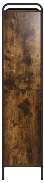 Könyvespolc 55,5 x 33 x 174 cm Szerelt Fa Füstös Tölgy