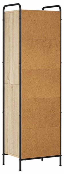 Könyvespolc 55,5 x 33 x 174 cm Szerelt Fa Sonoma Tölgy