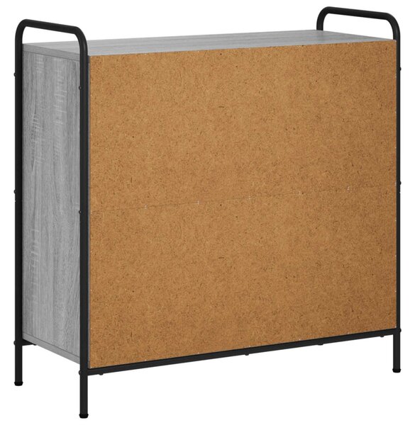 Könyvespolc 80 x 33 x 80 cm Szerelt Fa Szürke Sonoma