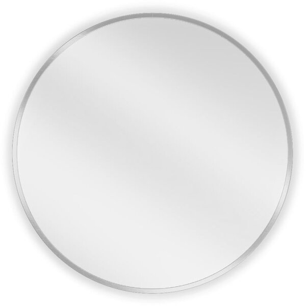 Mexen Loft kerek fürdőszobai tükör 60 cm, inox keret - 9850-060-060-000-10