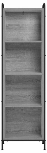 Könyvespolc 55,5 x 33 x 174 cm Szerelt Fa Szürke Sonoma