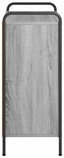 Könyvespolc 80 x 33 x 80 cm Szerelt Fa Szürke Sonoma