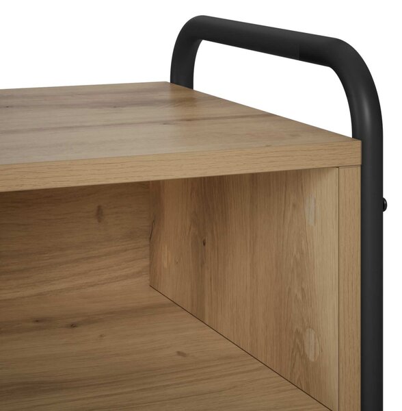 Konzolasztal Kézműves Tölgy 90 x 33 x 80,5 cm Szerelt Fa