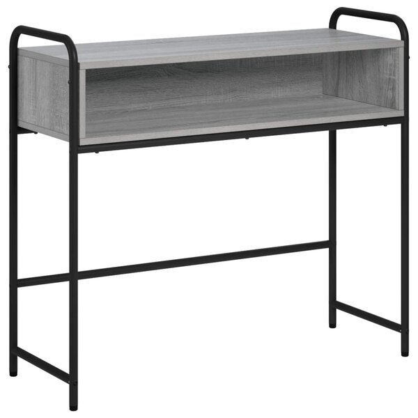 Konzolasztal Szürke Sonoma 90 x 33 x 80,5 cm Szerelt Fa
