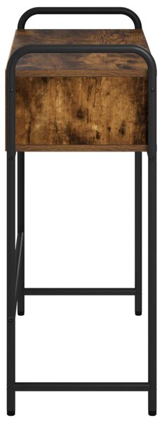 Konzolasztal Füstös Tölgy 90 x 33 x 80,5 cm Szerelt Fa