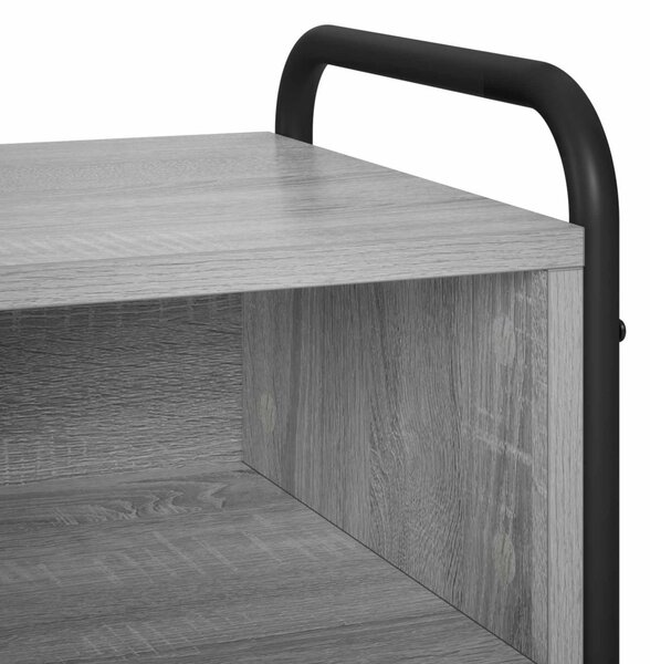 Konzolasztal Szürke Sonoma 90 x 33 x 80,5 cm Szerelt Fa