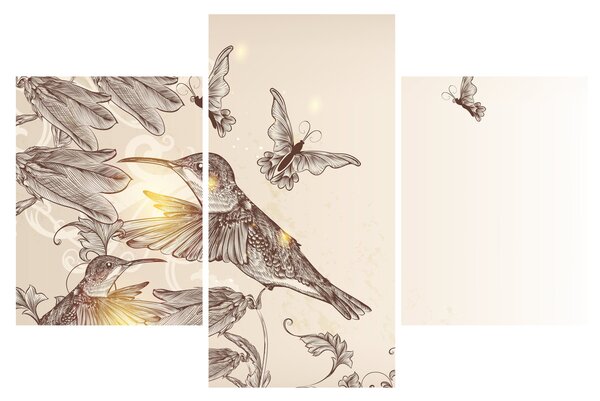 Kép - Kolibri (90x60 cm)