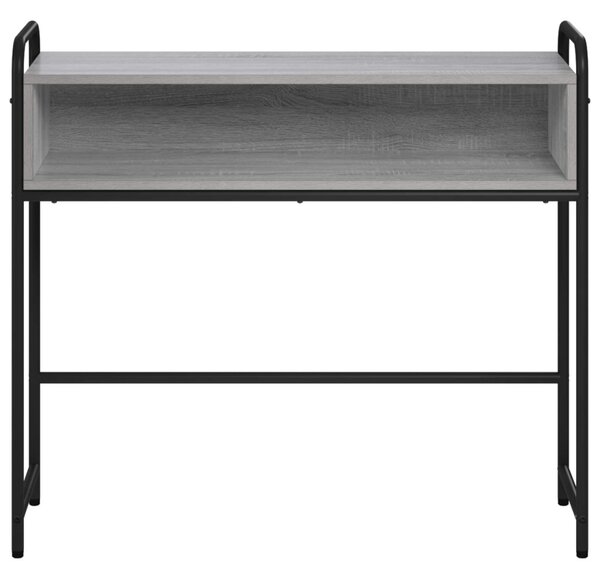 Konzolasztal Szürke Sonoma 90 x 33 x 80,5 cm Szerelt Fa