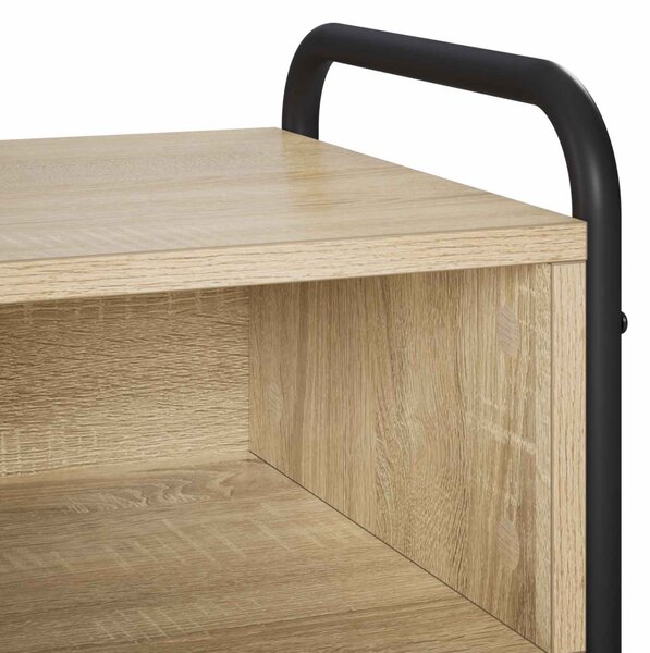 Konzolasztal Sonoma Tölgy 90 x 33 x 80,5 cm Szerelt Fa