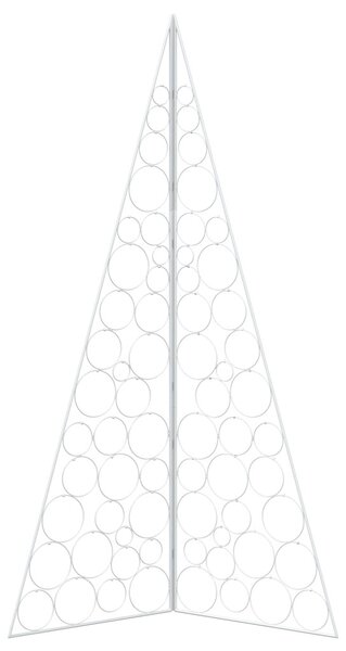 Fém karácsonyfa KUOPIO 180 cm Acél Fehér