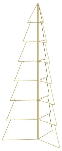 Fém karácsonyfa KUOPIO 210 cm Acél Arany