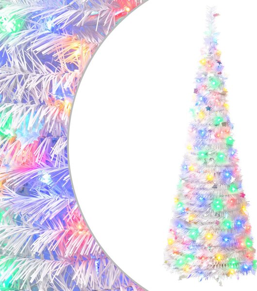 Pop-up LED-es karácsonyfa 150 cm 100 LED PVC és PET Fehér