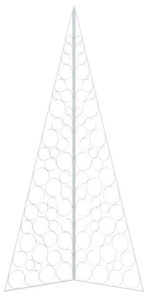 Fém karácsonyfa KUOPIO 210 cm Acél Fehér