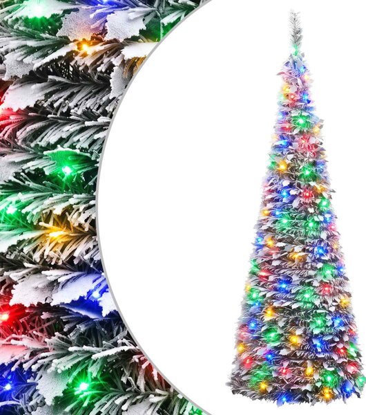 Pop-up LED-es karácsonyfa 120 cm 50 LED PVC Zöld és fehér