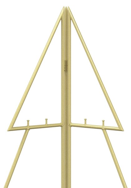 Fém karácsonyfa KUOPIO 210 cm Acél Arany