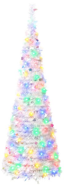 Pop-up LED-es karácsonyfa 150 cm 100 LED PVC és PET Fehér