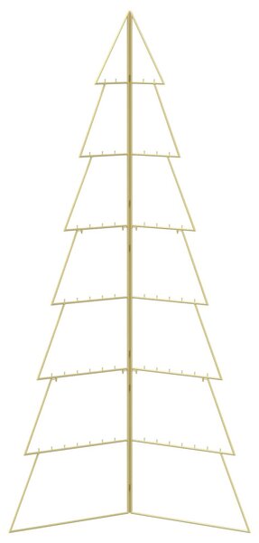 Fém karácsonyfa KUOPIO 210 cm Acél Arany