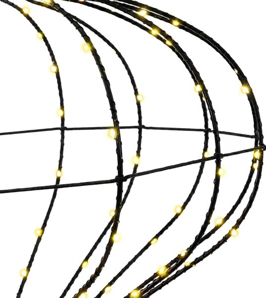 Karácsonyi csúcsdísz világítás 2 db 384 LED Meleg fehér