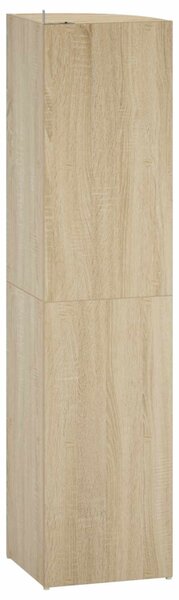 Sarokpolc 4 szintes 31,5 x 31 x 130 cm Szerelt Fa Sonoma Tölgy