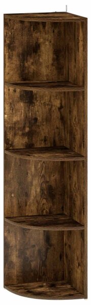Sarokpolc 4 szintes 41,5 x 41,5 x 143 cm Szerelt Fa
