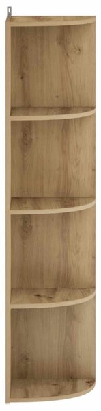 Sarokpolc 4 szintes 31,5 x 31 x 130 cm Szerelt Fa