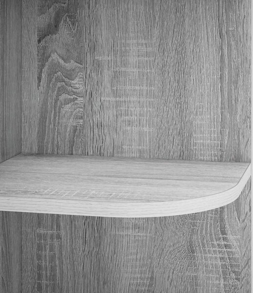 Sarokpolc 2 szintes 41,5 x 41,5 x 72 cm Szerelt Fa