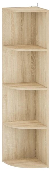 Sarokpolc 4 szintes 31,5 x 31 x 130 cm Szerelt Fa Sonoma Tölgy