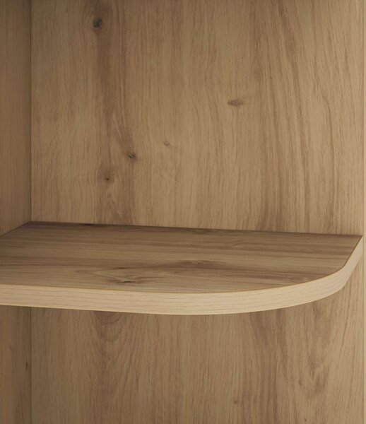 Sarokpolc 4 szintes 31,5 x 31 x 130 cm Szerelt Fa
