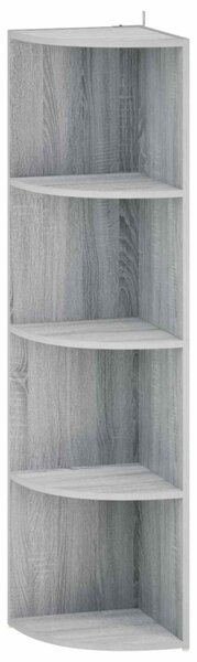 Sarokpolc 4 szintes 41,5 x 41,5 x 143 cm Szerelt Fa