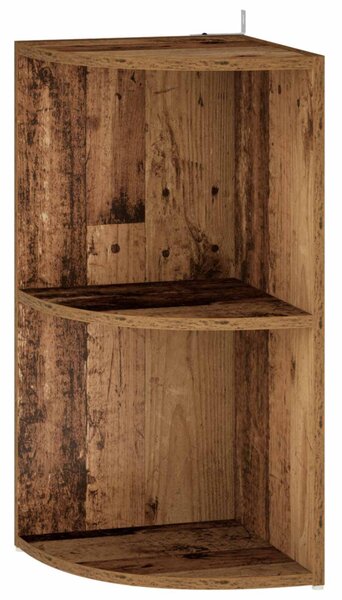 Sarokpolc 2 szintes 41,5 x 41,5 x 72 cm Szerelt Fa Antik Fa