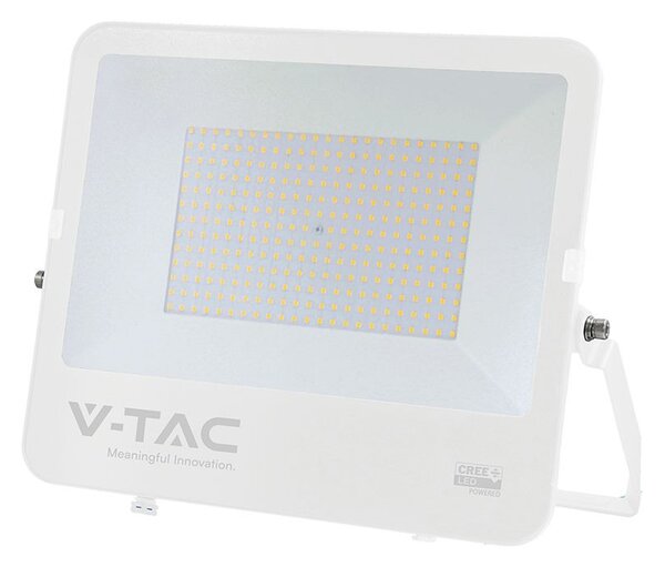V-TAC CREE SMD D-széria LED reflektor 200W természetes fehér 115 Lm/W, fehér ház - SKU 242126