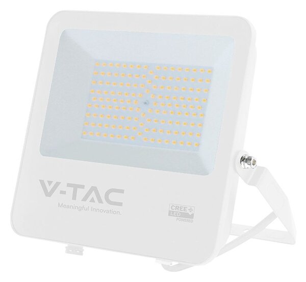 V-TAC CREE SMD D-széria LED reflektor 100W természetes fehér 115 Lm/W, fehér ház - SKU 242106