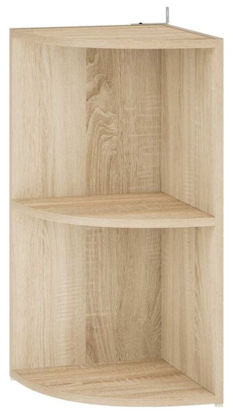 Sarokpolc 2 szintes 41,5 x 41,5 x 72 cm Szerelt Fa Sonoma Tölgy