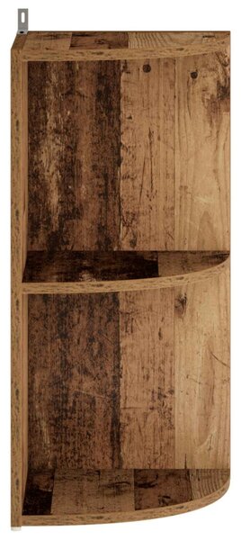 Sarokpolc 2 szintes 41,5 x 41,5 x 72 cm Szerelt Fa Antik Fa