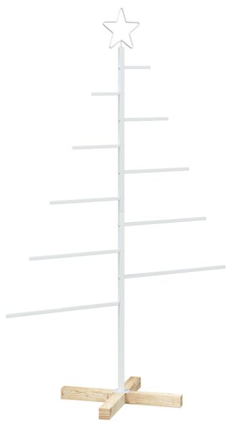 Fém karácsonyfa KUOPIO 125 cm Acél Fehér