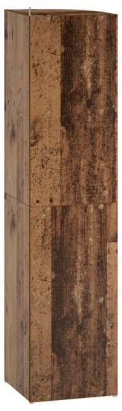 Sarokpolc 4 szintes 31,5 x 31 x 130 cm Szerelt Fa Antik Fa