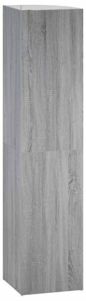 Sarokpolc 5 szintes 41,5 x 41,5 x 178 cm Szerelt Fa