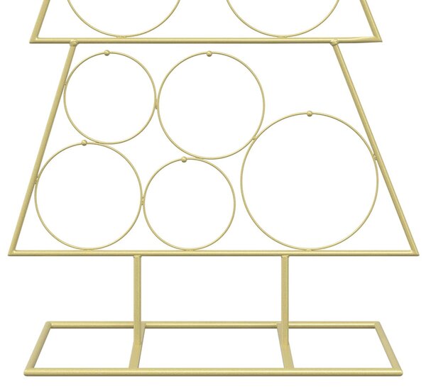 Fém karácsonyfa KUOPIO 125 cm Acél Arany