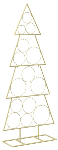 Fém karácsonyfa KUOPIO 125 cm Acél Arany