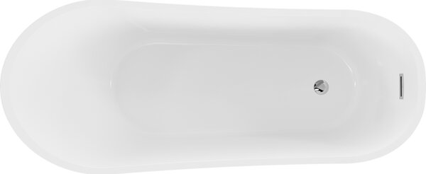 Mexen Alta, szabadon álló kád 170 x 75 cm, fehér, króm túlfolyó, 52141707500-01