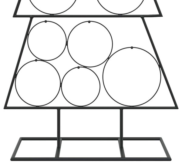 Fém karácsonyfa KUOPIO 125 cm Acél Fekete