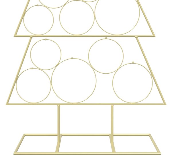 Fém karácsonyfa KUOPIO 150 cm Acél Arany
