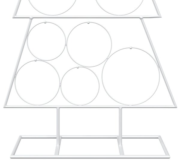 Fém karácsonyfa KUOPIO 125 cm Acél Fehér