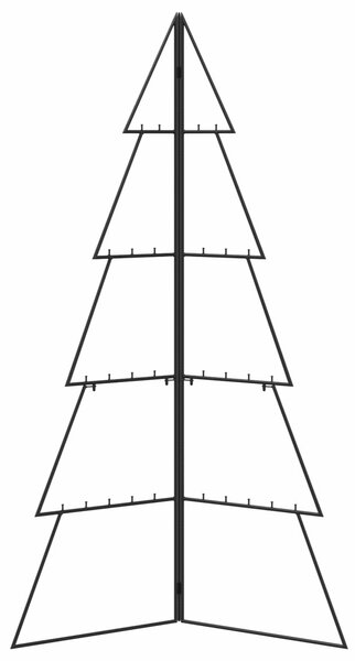 Fém karácsonyfa KUOPIO 140 cm Acél Fekete