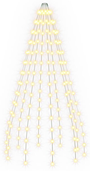 Karácsonyfa fények 150 LED Meleg fehér 150 cm