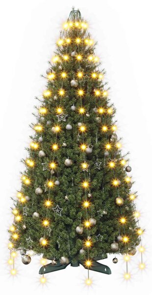 Karácsonyfa fények 150 LED Meleg fehér 150 cm
